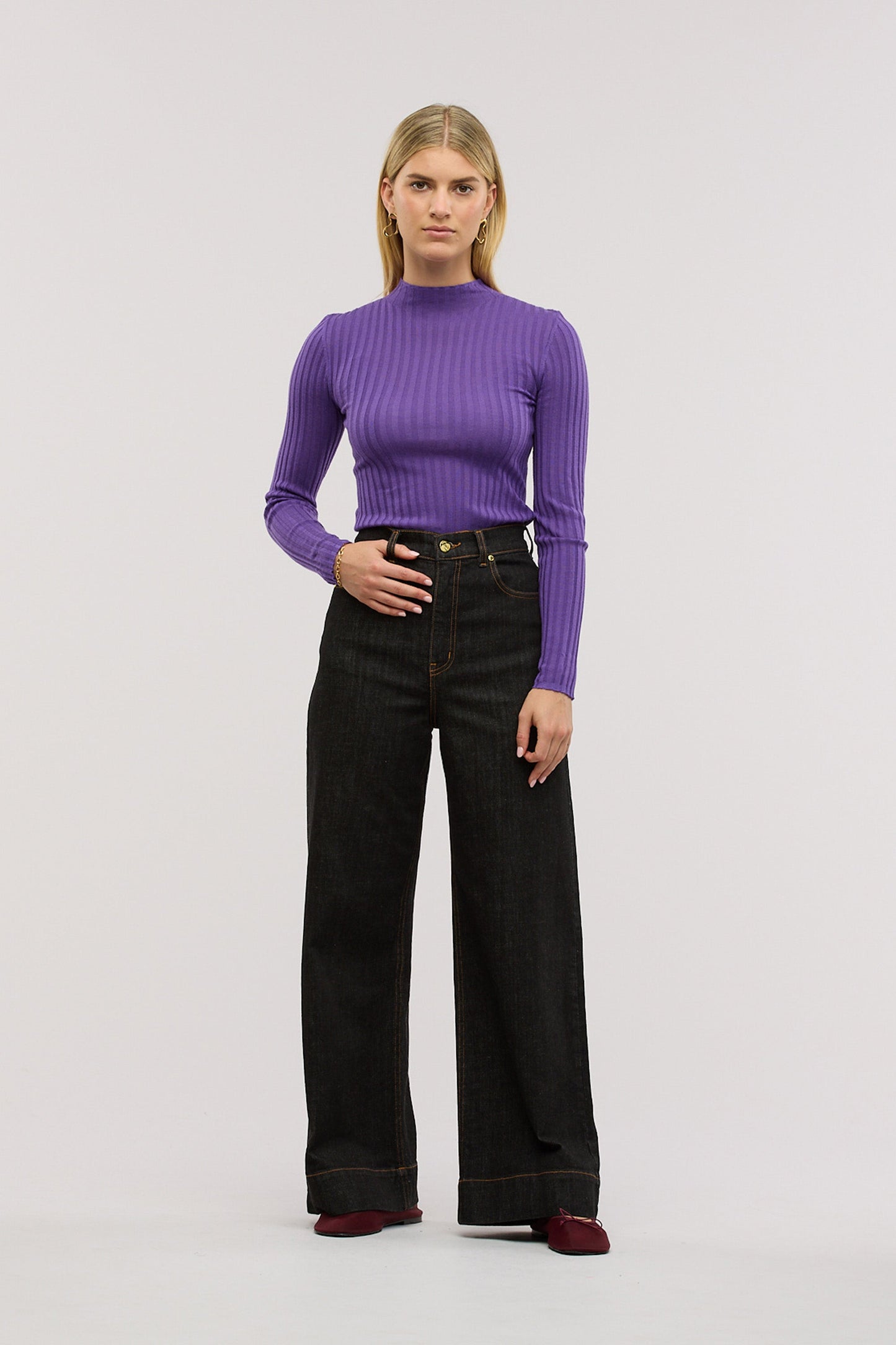 Merino Traveller Funnel Neck