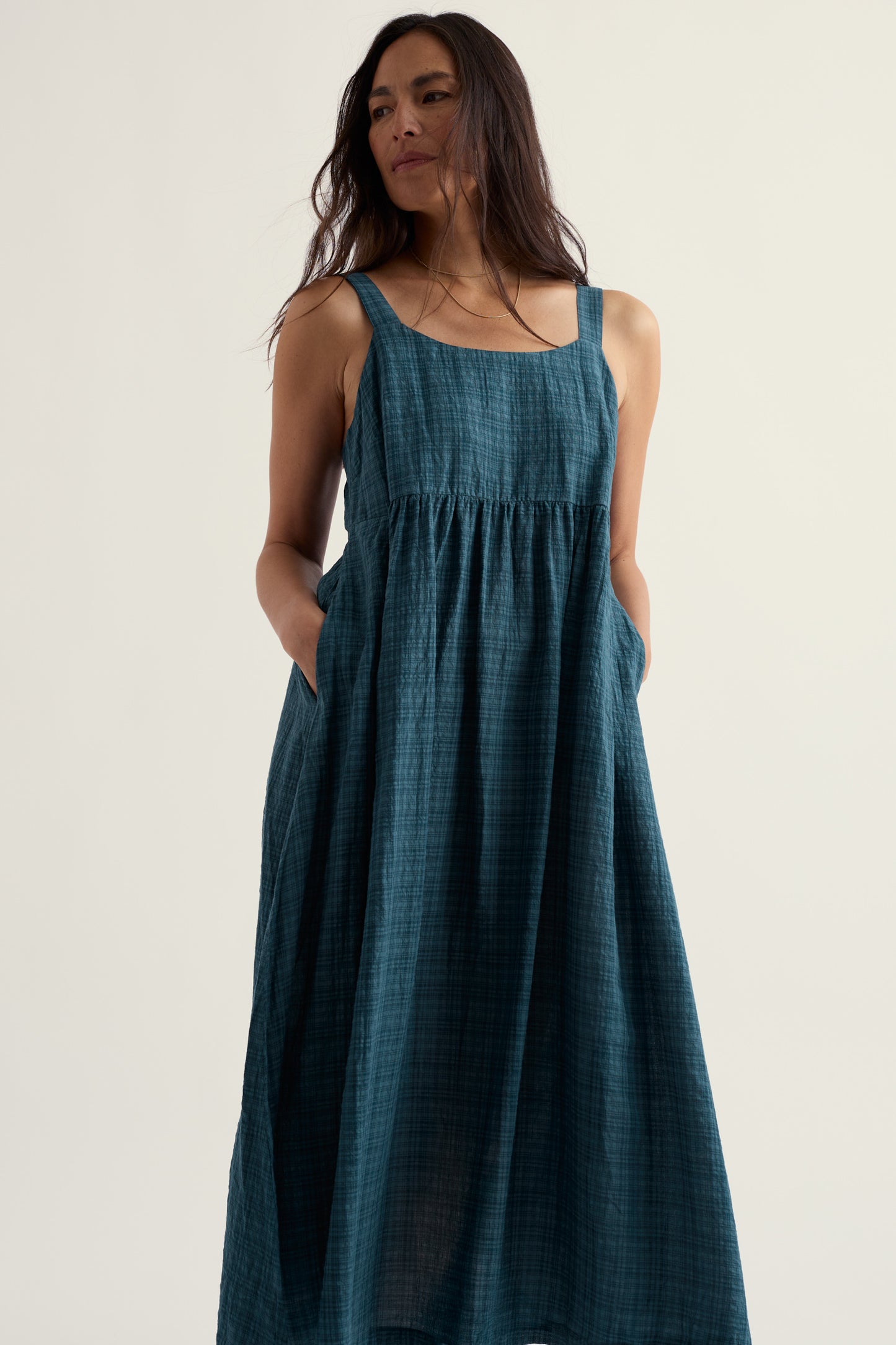Laity Empire Line Midi Dress