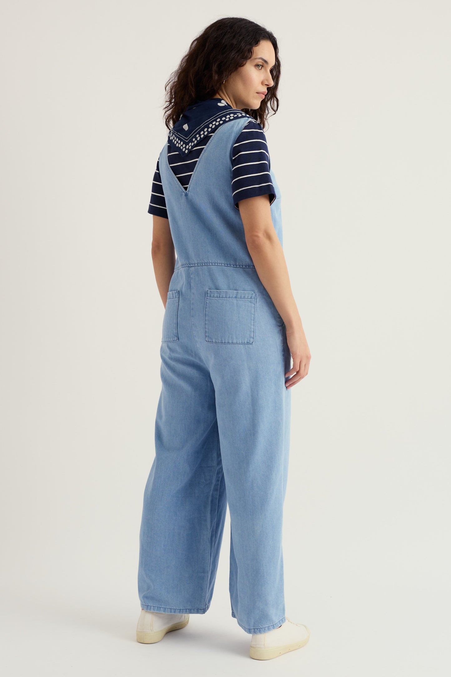 Salt Air Denim Jumpsuit