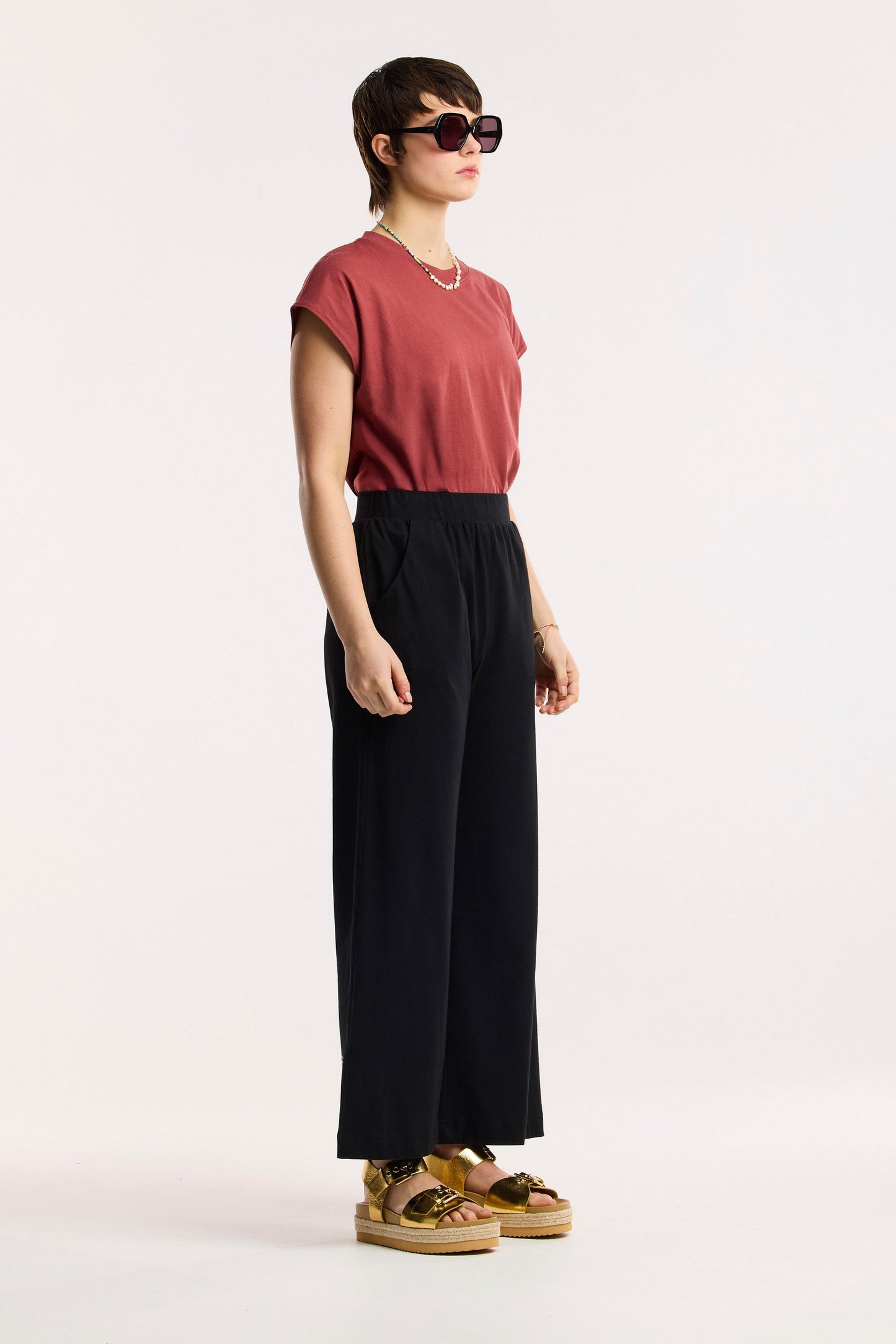 Organic Traveller Wide Leg Pant