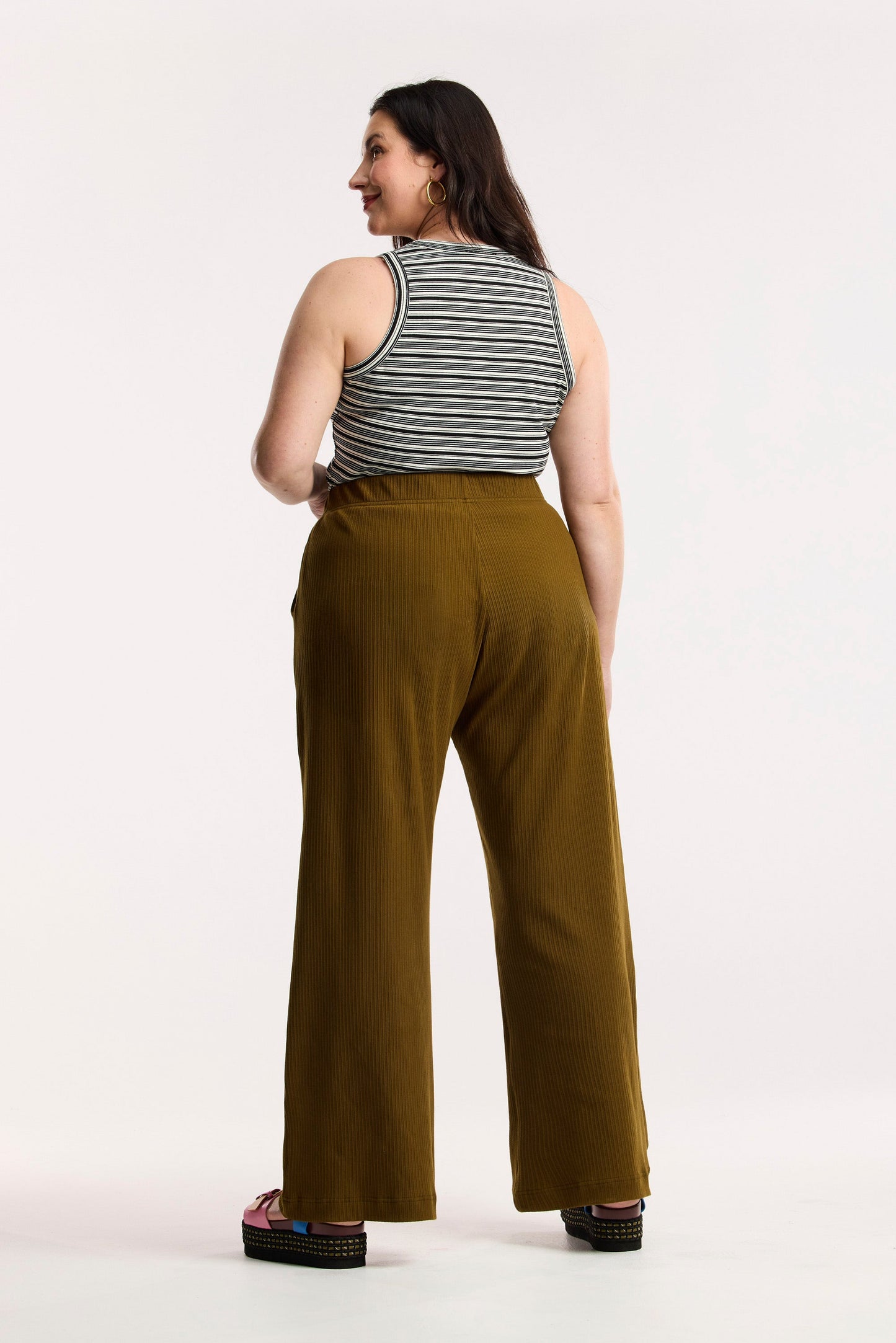 Traveller Luxe Rib Wide Leg Pant