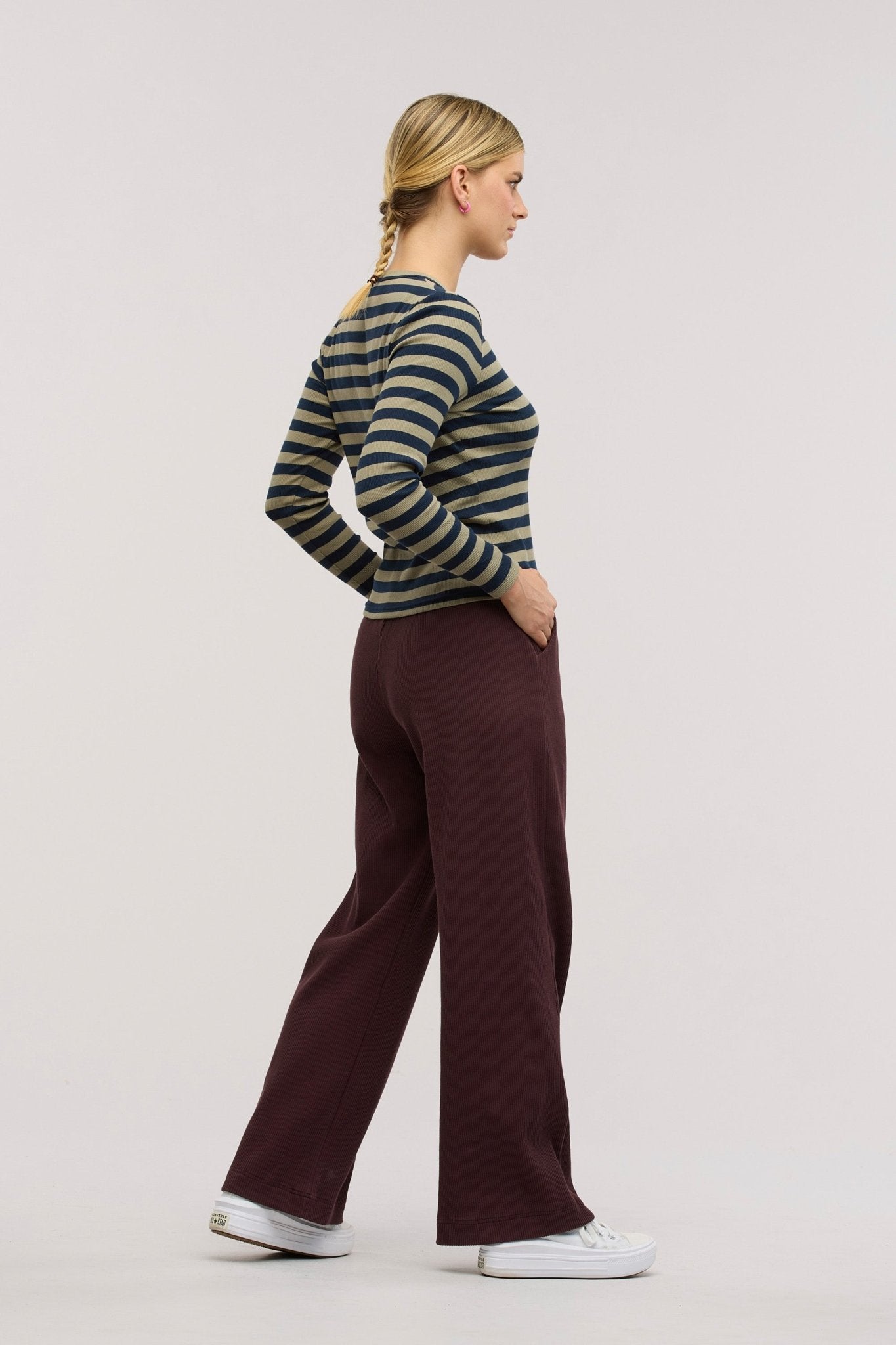 Traveller Crew Neck Rib Top