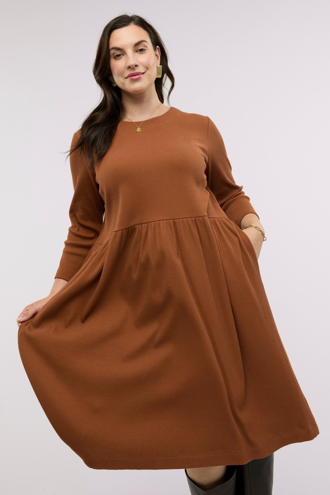 Traveller Luxe Rib Dress