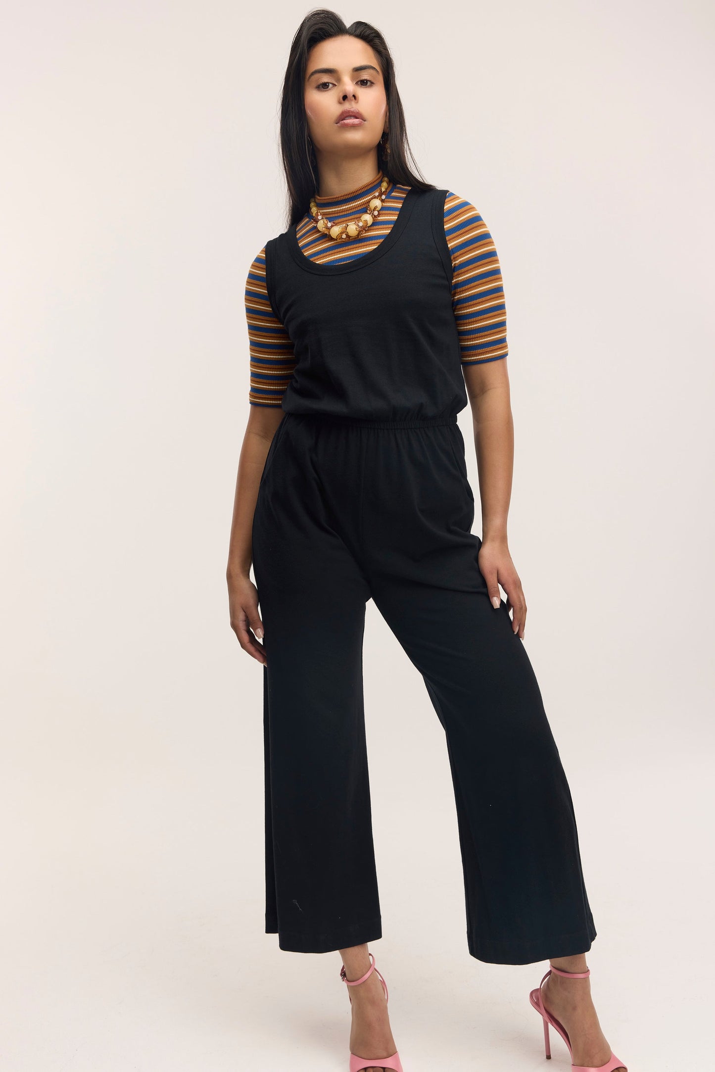 Organic Wide Leg Traveller Jumpsuit